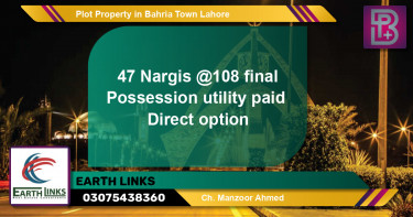 Residential Plot for Sale in Bahria Town, Lahore - (BP-69184)