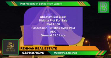 Residential Plot for Sale in Bahria Town, Lahore - (BP-69192)