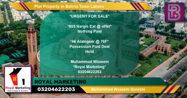 Residential Plot for Sale in Bahria Town, Lahore - (BP-69206)