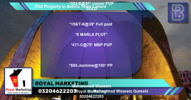 Residential Plot for Sale in Bahria Town, Lahore - (BP-69210)