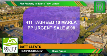 Residential Plot for Sale in Bahria Town, Lahore - (BP-69213)
