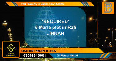 Residential Plot for Sale in Bahria Town, Lahore - (BP-69220)