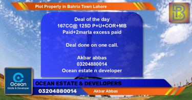 Residential Plot for Sale in Bahria Town, Lahore - (BP-69235)