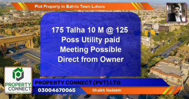 Residential Plot for Sale in Bahria Town, Lahore - (BP-69240)