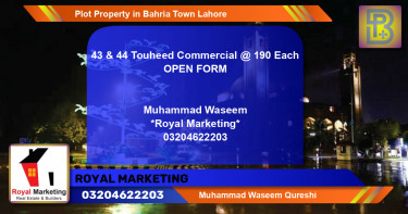 Commercial Plot for Sale in Bahria Town, Lahore - (BP-69260)