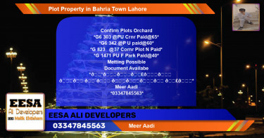 Residential Plot for Sale in Bahria Town, Lahore - (BP-69290)