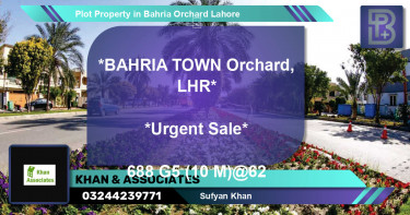 Residential Plot for Sale in Bahria Orchard, Lahore - (BP-69369)