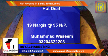 Residential Plot for Sale in Bahria Town, Lahore - (BP-69378)