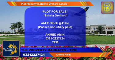 Residential Plot for Sale in Bahria Orchard, Lahore - (BP-69393)