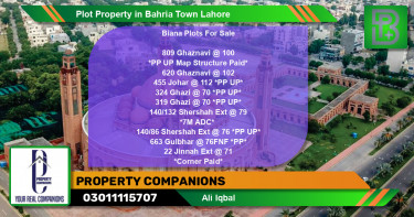 Residential Plot for Sale in Bahria Town, Lahore - (BP-69419)