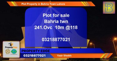 Residential Plot for Sale in Bahria Town, Lahore - (BP-69422)