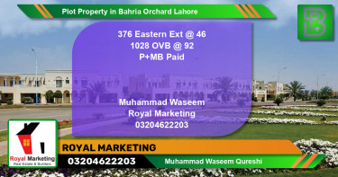 Residential Plot for Sale in Bahria Orchard, Lahore - (BP-69431)
