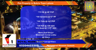 Residential Plot for Sale in Bahria Town, Lahore - (BP-69432)