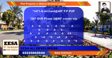 Residential Plot for Sale in Bahria Orchard, Lahore - (BP-69442)