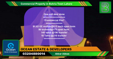 Commercial Property for Sale in Bahria Town, Lahore - (BP-69482)