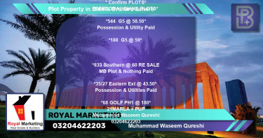 Residential Plot for Sale in Bahria Orchard, Lahore - (BP-69517)