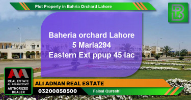 Residential Plot for Sale in Bahria Orchard, Lahore - (BP-69550)