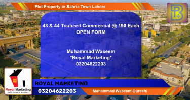 Commercial Plot for Sale in Bahria Town, Lahore - (BP-69556)
