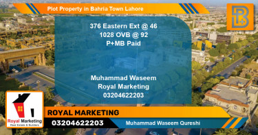 Residential Plot for Sale in Bahria Town, Lahore - (BP-69559)
