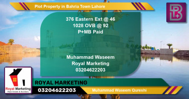 Residential Plot for Sale in Bahria Town, Lahore - (BP-69576)