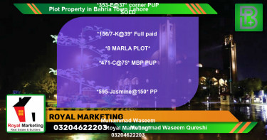 Residential Plot for Sale in Bahria Town, Lahore - (BP-69579)