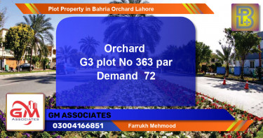 Residential Plot for Sale in Bahria Orchard, Lahore - (BP-69662)