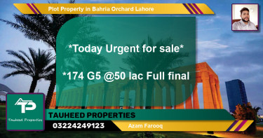 Residential Plot for Sale in Bahria Orchard, Lahore - (BP-69669)