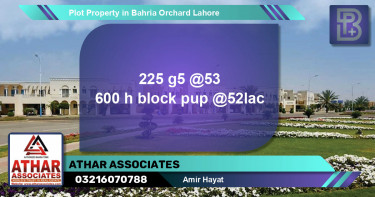 Residential Plot for Sale in Bahria Orchard, Lahore - (BP-69674)