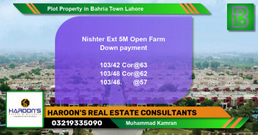 Residential Plot for Sale in Bahria Town, Lahore - (BP-69695)