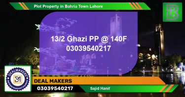 Residential Plot for Sale in Bahria Town, Lahore - (BP-69730)