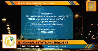 Residential Plot for Sale in Bahria Town, Lahore - (BP-69754)