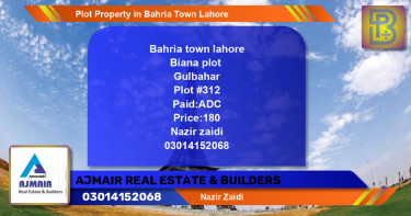 Residential Plot for Sale in Bahria Town, Lahore - (BP-69762)