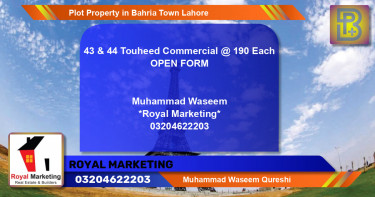 Commercial Plot for Sale in Bahria Town, Lahore - (BP-69776)