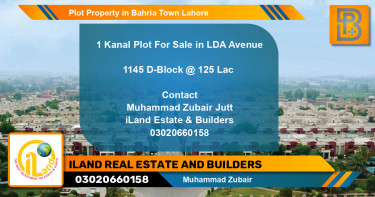 Residential Plot for Sale in Bahria Town, Lahore - (BP-69800)