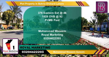 Residential Plot for Sale in Bahria Orchard, Lahore - (BP-69805)