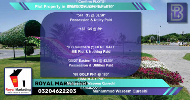 Residential Plot for Sale in Bahria Orchard, Lahore - (BP-69807)