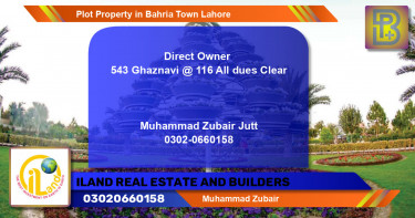 Residential Plot for Sale in Bahria Town, Lahore - (BP-69810)