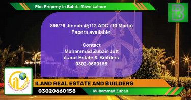 Residential Plot for Sale in Bahria Town, Lahore - (BP-69812)