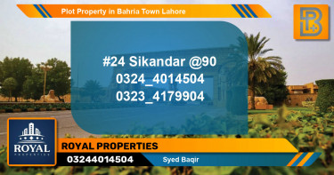 Residential Plot for Sale in Bahria Town, Lahore - (BP-69844)