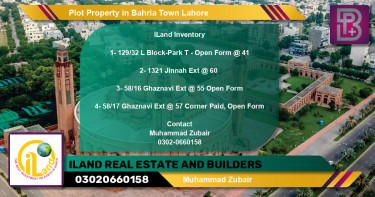 Residential Plot for Sale in Bahria Town, Lahore - (BP-69856)
