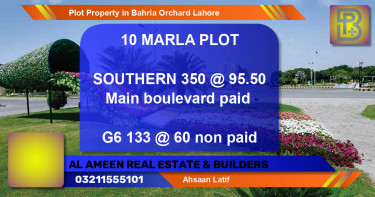 Residential Plot for Sale in Bahria Orchard, Lahore - (BP-69896)