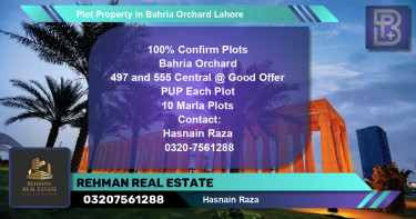 Residential Plot for Sale in Bahria Orchard, Lahore - (BP-69924)
