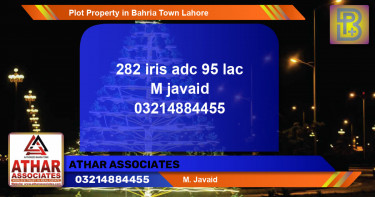Residential Plot for Sale in Bahria Town, Lahore - (BP-69948)