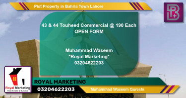 Commercial Plot for Sale in Bahria Town, Lahore - (BP-69955)