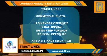 Commercial Property for Sale in Bahria Town, Lahore - (BP-69984)