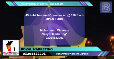 Commercial Plot for Sale in Bahria Town, Lahore - (BP-69987)