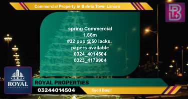 Commercial Property for Sale in Bahria Town, Lahore - (BP-70013)