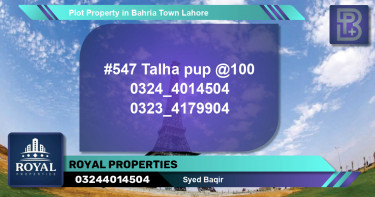 Residential Plot for Sale in Bahria Town, Lahore - (BP-70017)
