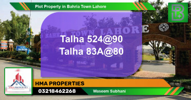 Residential Plot for Sale in Bahria Town, Lahore - (BP-70040)