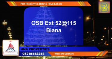 Residential Plot for Sale in Bahria Town, Lahore - (BP-70041)